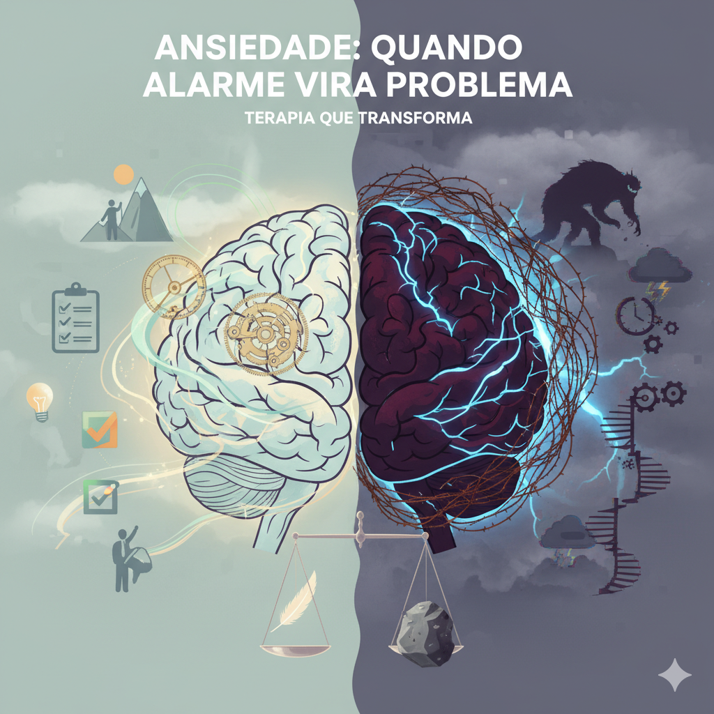 Ansiedade Normal vs.  Patológica: Quando o Alarme da Mente Vira um Problema?