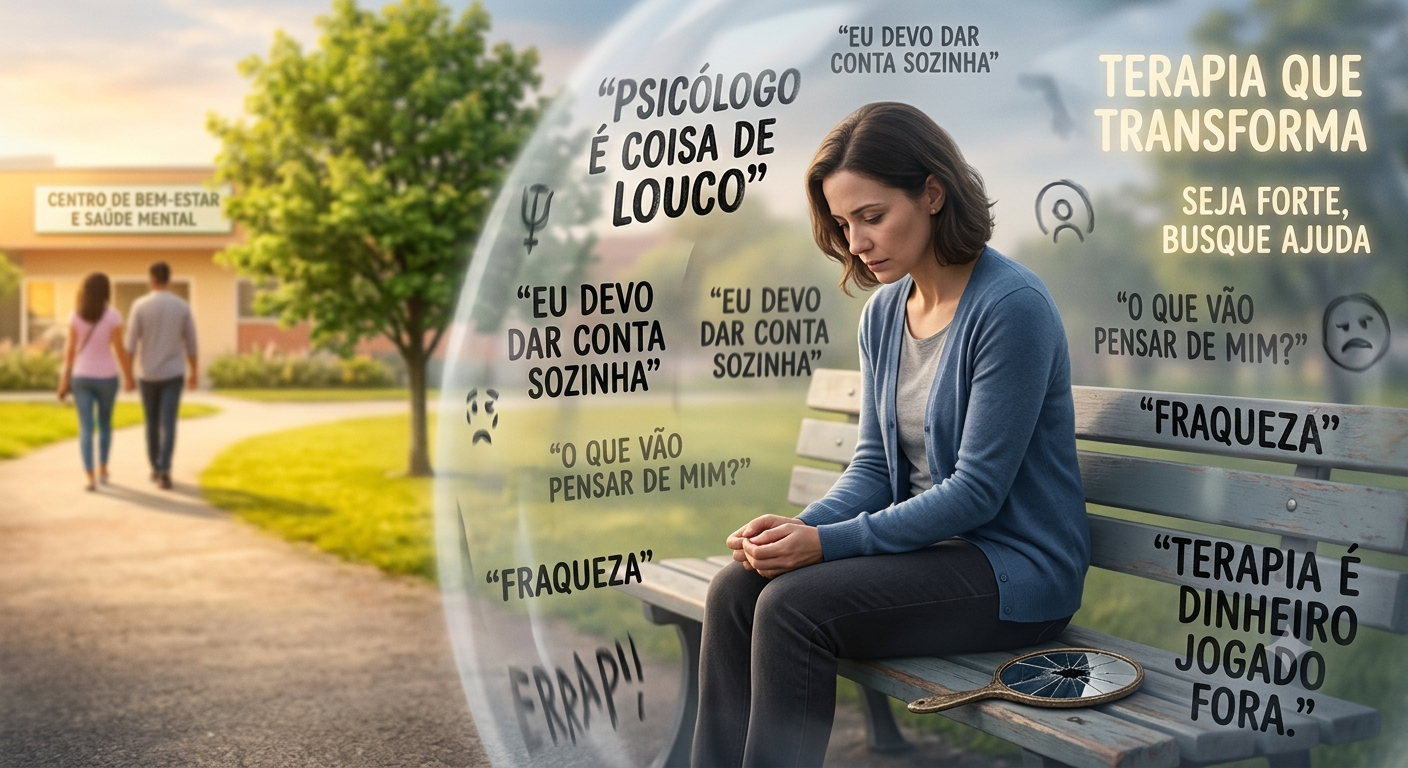 A lente do preconceito: Como mitos sobre a psicologia travam os passos do seu desenvolvimento
